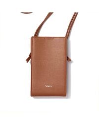 Naoa - Phone & Essentials Crossbody Bag Cognac - Lyst