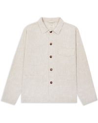 Burrows and Hare - Neutrals Linen Jericho Jacket - Lyst