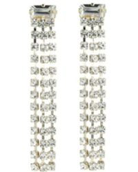 LOTT.gioielli - Veronique Earrings Baguette Waterfall S Crystal - Lyst