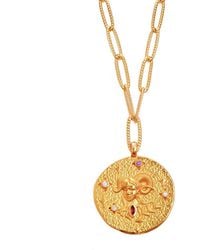 Aurozia - Constellations Aries Double-Sided Coin Necklace - Lyst