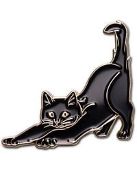 Make Heads Turn - Enamel Pin Stretching Cat - Lyst