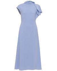 Nissa - A-Line Crepe Dress Baby - Lyst