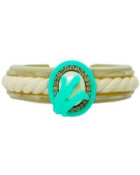 Gissa Bicalho - Handmade Bracelet Coral And Pearl Cord - Lyst