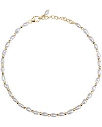 Kiri & Belle - Nina Tiny Pearl And Bead Filled Bracelet - Lyst