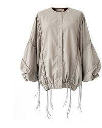 Raxada - Neutrals Atalaya Bomber Nylon Cream - Lyst