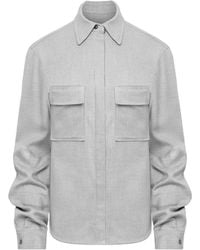 Mandragora - Oversized Viscose Blouse Omaro - Lyst