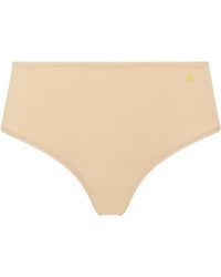 Nudea - Neutrals The Stretch Mid Rise Bikini Brief Bundle Three Pack - Lyst