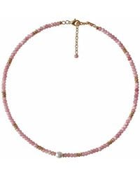 Angel Barocco - Crystal & Freshwater Pearl Necklace - Lyst