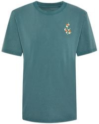 INGMARSON - Floral Embroidered Organic Cotton T-Shirt - Lyst