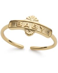 Elk & Bloom - Dainty Baby Stacking Ring - Lyst