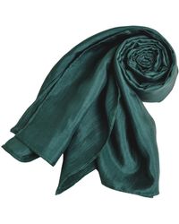Silk and Bears - Emerald Mulberry Silk Scarf – Handmade Sheer Shawl - Lyst