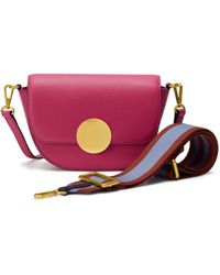 orYANY - Lottie Saddle Crossbody -Rasberry - Lyst