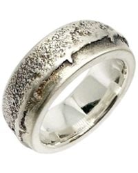 Tg-Jewellery by Tamara Gervasio - Strata Band Ring – Recycled Sterling Sand Cast - Lyst