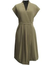 Smart and Joy - Wrap Effect Dress With Belt - Lyst