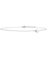 Lee Renee - Swallow Choker Necklace Silver - Lyst