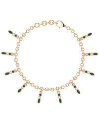 Linda Fiore - Amalei 18K Vermeil Bracelet Dark Enamel - Lyst