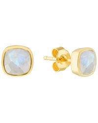 Auree - Brooklyn Moonstone & Vermeil Stud Earrings - Lyst