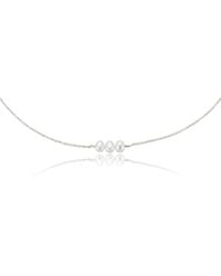 Lily & Roo - Sterling Cluster Pearl Choker - Lyst