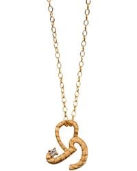 Claire Hill Designs - Courage Shorthand Charm Necklace - Lyst