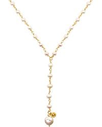 Iris London - Aria Lariat Necklace - Lyst