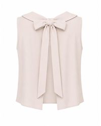 Narvan - Neutrals Clara Blouse - Lyst