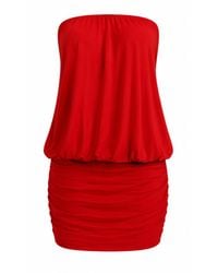 Maison De Gala - Luna Crimson Mini Dress - Lyst