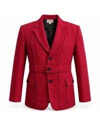 Zasta Studio - The Crimson Statement Blazer - Lyst