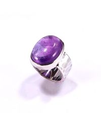 Mineralgems•Studio - Amethyst Cabochon Ring - Lyst