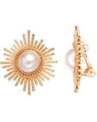 Grosse - Pearl Clip On Earrings Series Future Floral - Lyst