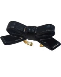 H2 Studio - Bowtie Maniac Small Ribbon Ceramic Bowtie Plated Brass Ring - Lyst