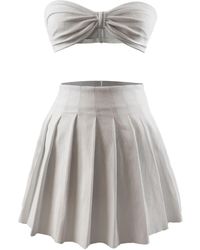 mysimplicated - Bianco Top & Skirt Set - Lyst