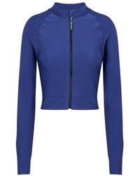 NUMBAT - Stella Zipper Swim Crop Top With Long Sleeves - Lyst