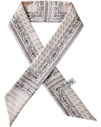 Ana Maison - Text From Ivory Twilly Scarf - Lyst