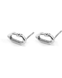 Anchor and Crew - Thea Circle Twist Earring Studs - Lyst