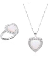 Luna Charles - Opal Heart Ring Gift Set - Lyst