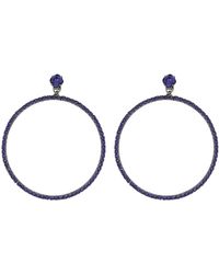 Vickisarge - The Jumbo Hoop Earrings - Lyst