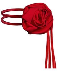 RainSisters - Rose Flower Choker - Lyst