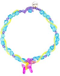 Tillie Beads - Double Strand Dog Charm Bead Necklace - Lyst
