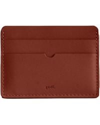 godi. - Handmade Leather Card Case - Lyst