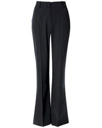 AGGI by HALEWSKI - Camilla Neutral Flared Trousers -Long - Lyst
