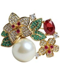 Ninemoo - Florence Pearl Bloom Pendant Brooch - Lyst