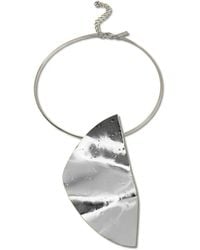 Jaredjamin - Geo Twist Pendant Neck Wire - Lyst