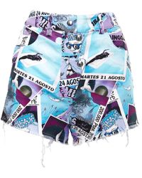 Brenda Agradi - Ibiza Style Printed Shorts - Lyst