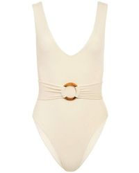 Montce - Neutrals Cream Rib Kim One-Piece - Lyst