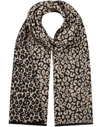 Mohair&Angora - Leopard Scarf - Lyst
