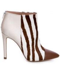 The 5Th Element - Emotion Zebra Ankle Boots - Lyst