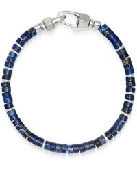Nialaya - Lapis Heishi Bracelet - Lyst