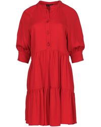 Conquista - Loose Ruffle Dress - Lyst