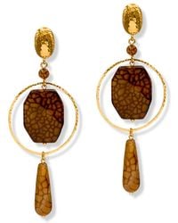 Jaredjamin - Lindy Creek Agate Earrings - Lyst