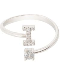 LÁTELITA London - Initial Ring I - Lyst